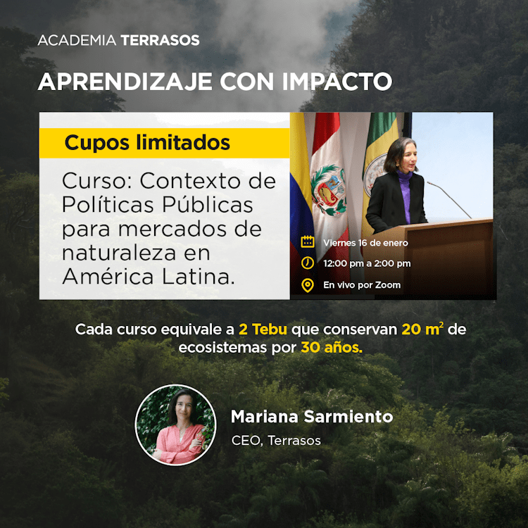 Curso: Contexto de Políticas Públicas para mercados de naturaleza en América Latina